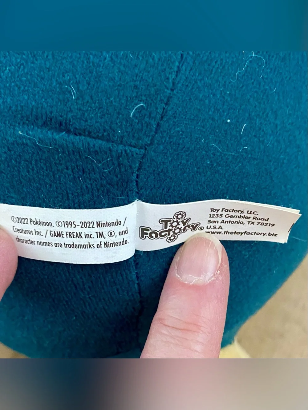Pokémon Snorlax Plush 9”Stuffed Animal Toy Factory Nintendo 2022 Collectible